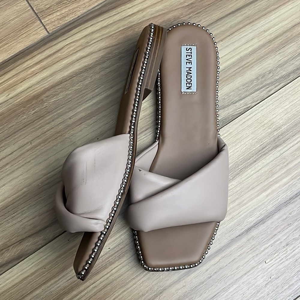 Steve Madden Rayne Studded Crossover Flats Slides… - image 2